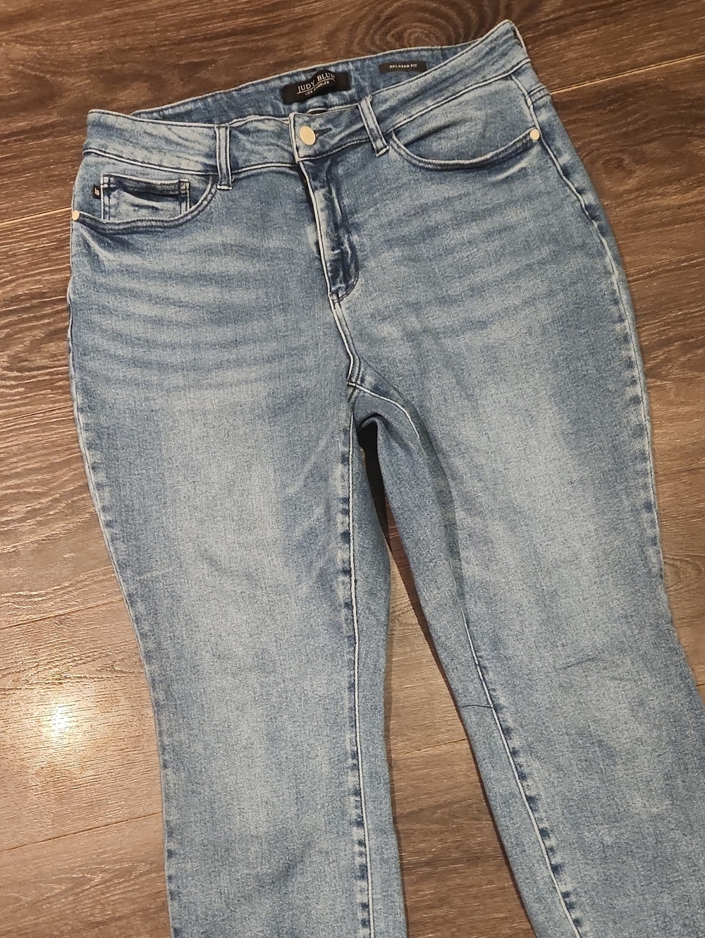 ❤️ NWOT! JUDY BLUE RELAXED HIGH RISE SKINNY ANKLE JEANS, 16W (33 WOMAN) - Picture 4 of 10